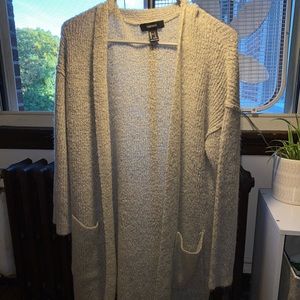 Long grey cardigan